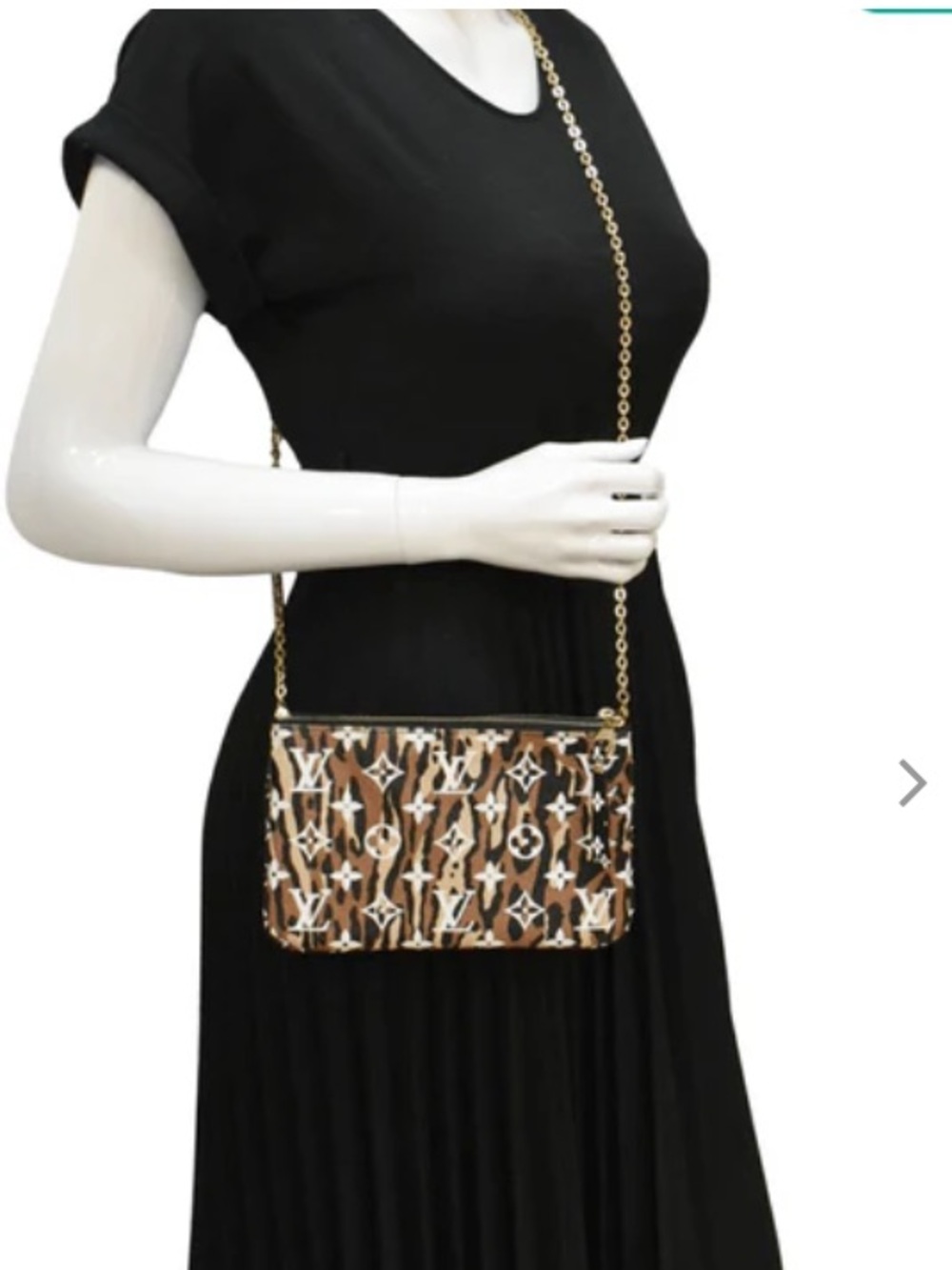LOUIS VUITTON
Double Zip Jungle Pochette Giant Monogram Leather Crossbody Bag - Picture 15 of 15